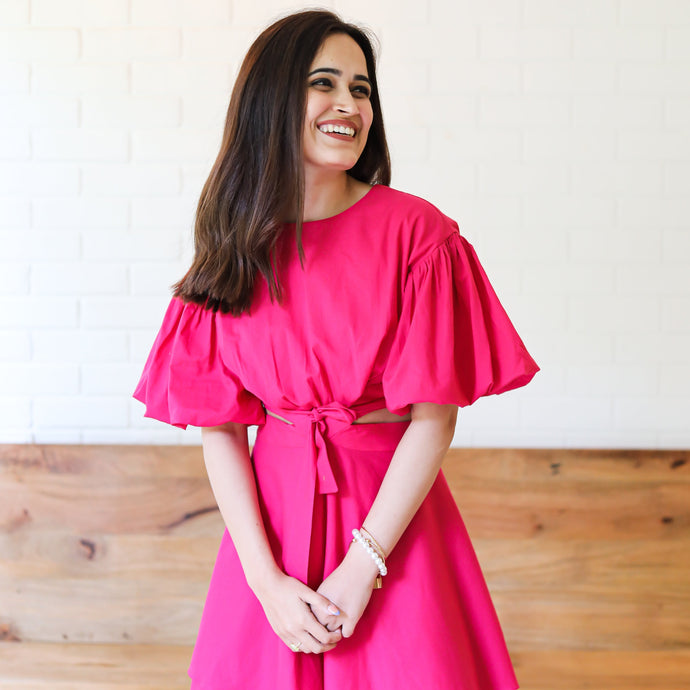 Pink Flambe Short Dress